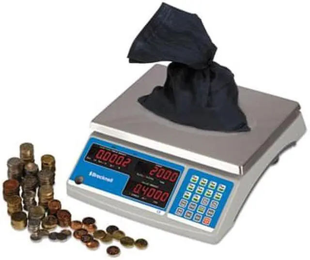 Alt view image 5 of 7 - Salter Brecknell B140 Electronic 60 lb. Coin & Parts Counting Scale, Gray