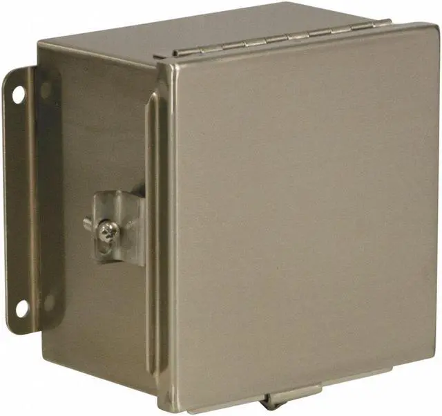 Main image of WIEGMANN BN4100804CHSSA Screws and Clamps Electrical Enclosures, 10 in H, 4 in