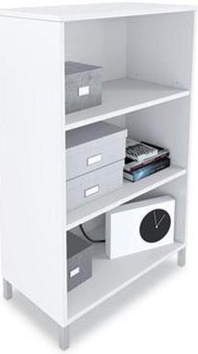 Alt view image 6 of 6 - Union & Scale 3-Shelf Bookcase, 28 x 15 x 45.6, White, Each (UOS24398963)