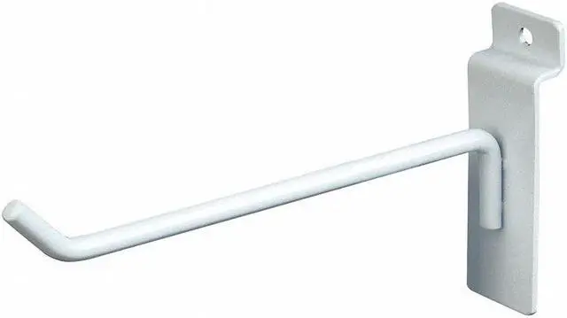 Alt view image 3 of 3 - ECONOCO EWH/H6 Semi-Gloss Hook 6", White, 96PK