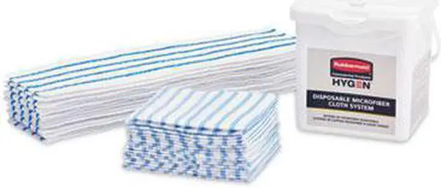 Alt view image 3 of 3 - Rubbermaid Commercial HYGEN™ Wipes,Mf Single Use,Wh 2134283
