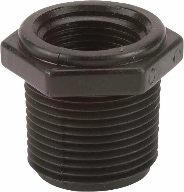Alt view image 2 of 2 - ZORO SELECT RB100-075 Reducing Bushing, Polypropylene, 1" x 3/4", Schedule 80,