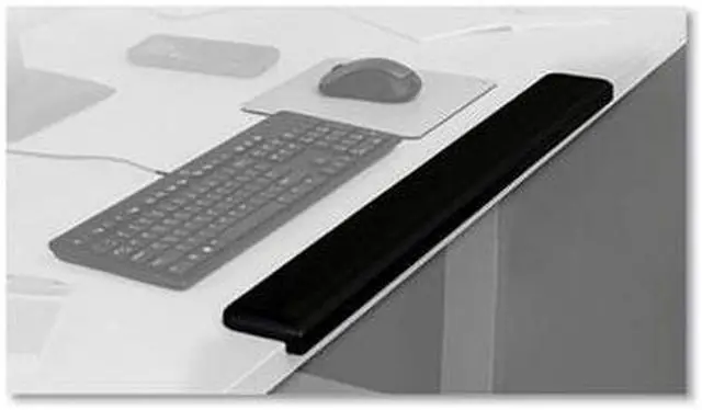 Alt view image 8 of 20 - 3M Gel Wrist Rest for Standing Desks, 30.13 x 3.25 x 1, Black - OEM