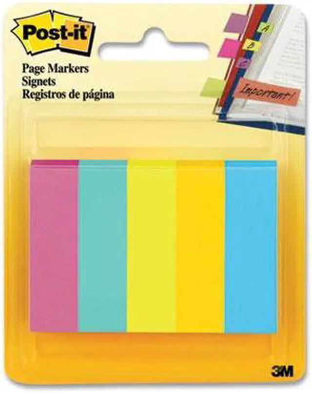 Alt view image 6 of 12 - Post-it Page Markers 1/2" (0.5) x 2" Jaipur Collection 504835