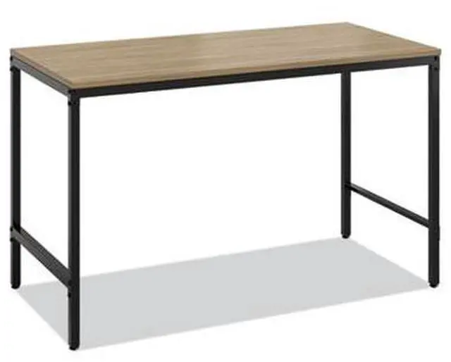 Alt view image 3 of 6 - Safco Simple Work Desk, 45.5" x 23.5" x 29.5", Walnut (SAF5272BLWL)