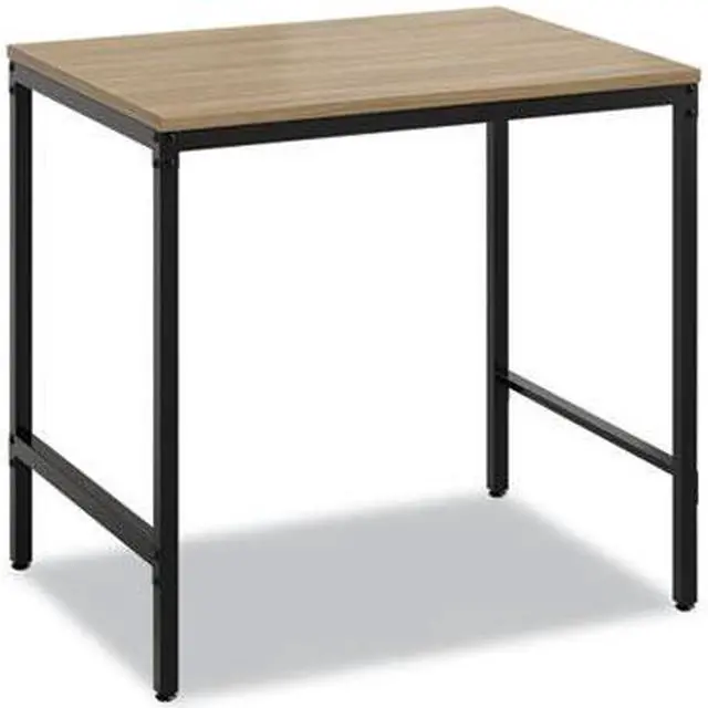 Alt view image 4 of 16 - Safco Simple Study Desk, 30.5" x 23.2" x 29.5", Walnut (SAF5273BLWL)