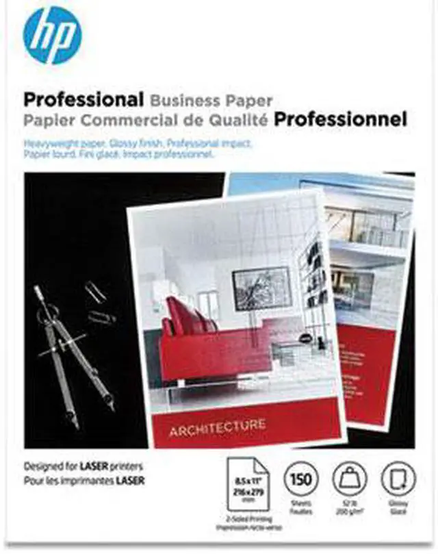 Alt view image 5 of 17 - HP Professional Business Glossy Brochure Paper 4WN10A