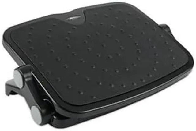 Alt view image 6 of 19 - Alera Soft Cushioned Ergonomic Footrest 14w x 19 5/8d x 3 3/4 to 7 1/2h Black