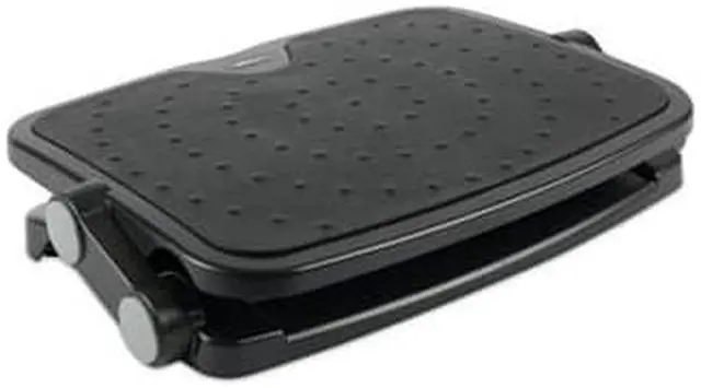 Alt view image 7 of 19 - Alera Soft Cushioned Ergonomic Footrest 14w x 19 5/8d x 3 3/4 to 7 1/2h Black