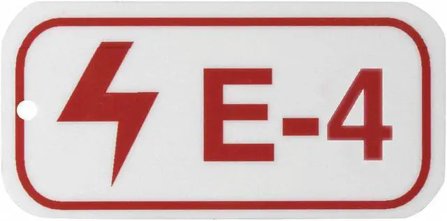 Main image of BRADY 105682 Lockout Tag, None/ No Header, Polypropylene, 3 in Width, 1 1/2 in