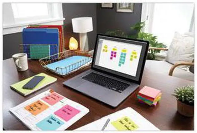 Alt view image 6 of 7 - Post-It Notes Pad,Mini Cape Town,24,Ast 65324ANVAD