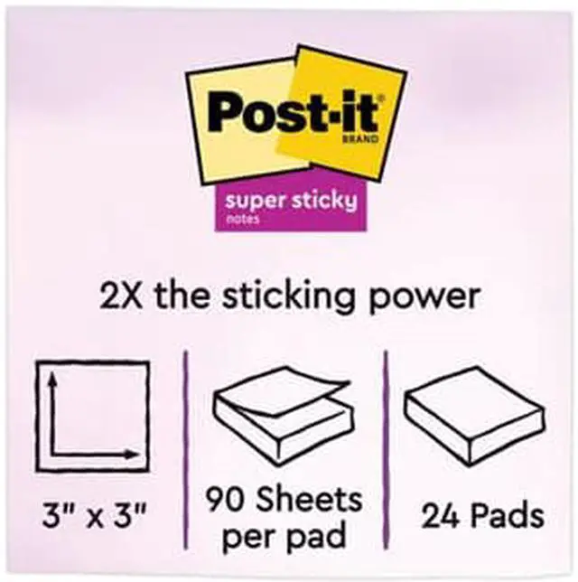 Alt view image 7 of 20 - Post-it Note Pads Office Pack 3 x 3 Canary/Miami 90/Pad 24 Pads/Pack 65424SSCYM