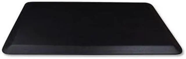 Alt view image 12 of 19 - Deflecto Anti-Fatigue Mat Crush-Resistant 24"Wx36"Lx3/4"H Black AF2436PU