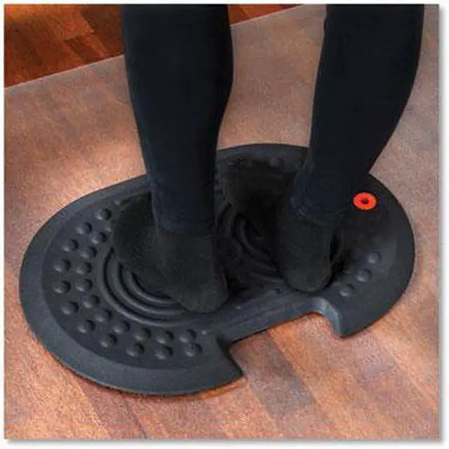 Alt view image 4 of 20 - Floortex - FCA21624XBK - AFS-TEX System 2000 Anti-fatigue Mat - Reception, Counter, Kitchen, Workstation - 24 Length x