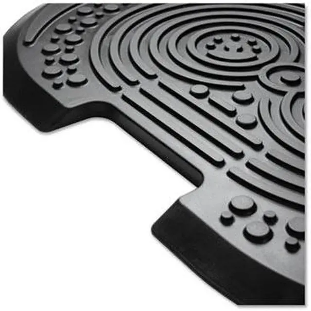 Alt view image 5 of 20 - Floortex - FCA21624XBK - AFS-TEX System 2000 Anti-fatigue Mat - Reception, Counter, Kitchen, Workstation - 24 Length x