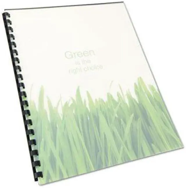 Alt view image 5 of 12 - Gbc 100% Recycled Poly Binding Cover, 11 X 8 1/2, Frost, 25/Pack 25817