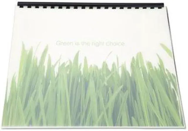 Alt view image 4 of 12 - Gbc 100% Recycled Poly Binding Cover, 11 X 8 1/2, Frost, 25/Pack 25817