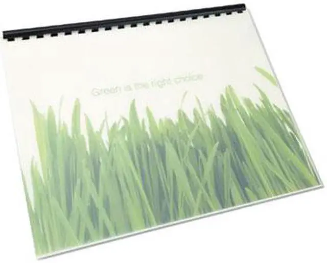 Alt view image 6 of 12 - Gbc 100% Recycled Poly Binding Cover, 11 X 8 1/2, Frost, 25/Pack 25817