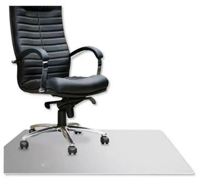 Alt view image 12 of 20 - Floortex Cleartex MegaMat Heavy-Duty Polycarbonate Mat for Hard Floor/All Carpet