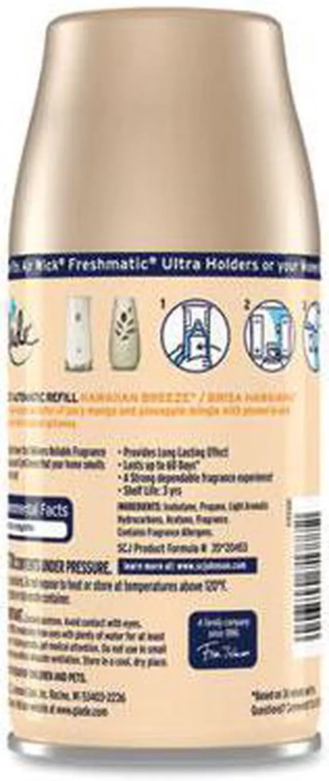 Alt view image 5 of 14 - Glade 71777 Automatic Air Freshener Refill, 6.2 oz Aerosol Can, Colorless