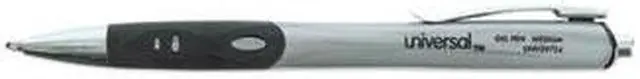 Alt view image 8 of 14 - Universal Comfort Grip Deluxe Retractable Gel Ink Roller Ball Pen 0.7 mm Black Ink 36/ST 39714