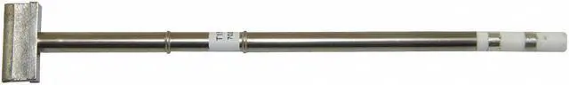 Alt view image 7 of 7 - Hakko Soldering Tip, Flat Blade, 21.2mm 21.2mm   Soldering T15-1403