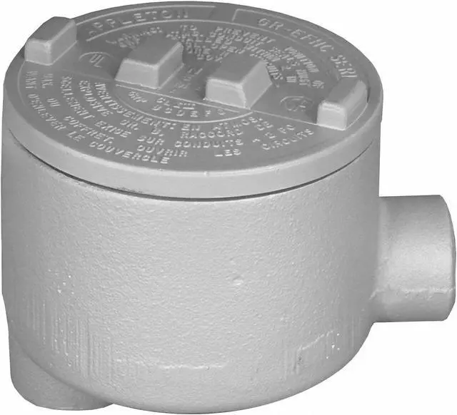 Main image of APPLETON ELECTRIC GRLB50-A Conduit Outlet Body,LB,1/2 In.
