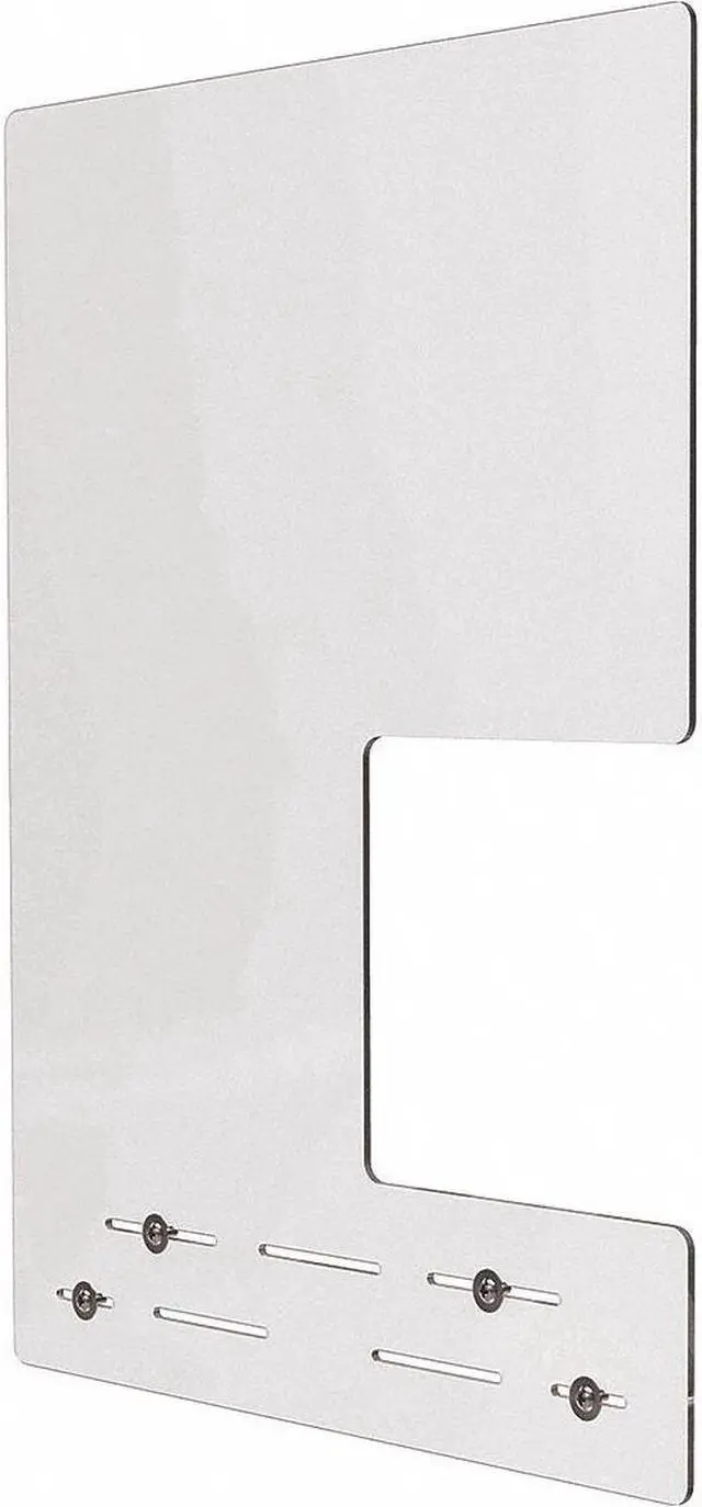 Alt view image 2 of 6 - DEFLECTO PBCMPC2331S Sneeze Guard,Polycarbonate,Clear