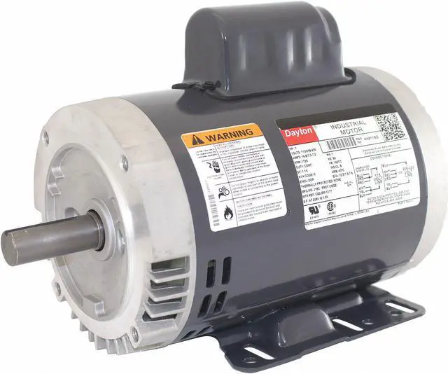Alt view image 2 of 2 - DAYTON 4K811 GP Mtr,CS,ODP,1 HP,1730 rpm,145TC