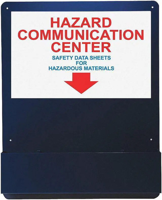 Alt view image 2 of 2 - ACCUFORM ZRS709 Hazard Communication Center,24 in. W