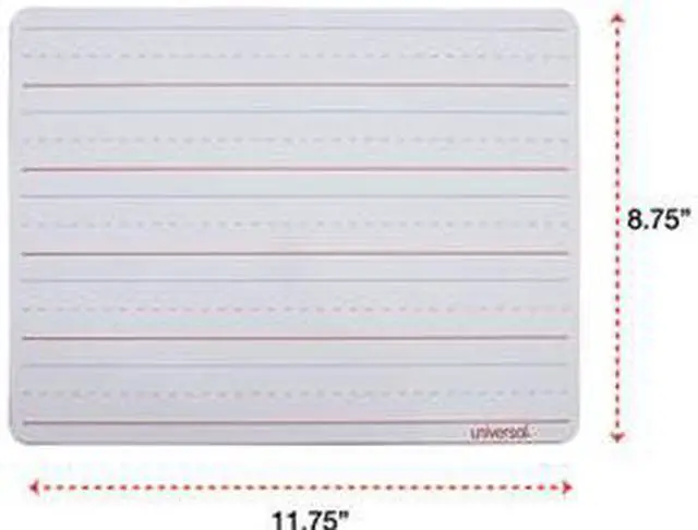 Alt view image 8 of 18 - Universal Lap/Learning Dry-Erase Board Lined 11 3/4" x 8 3/4" White 6/Pack 43911