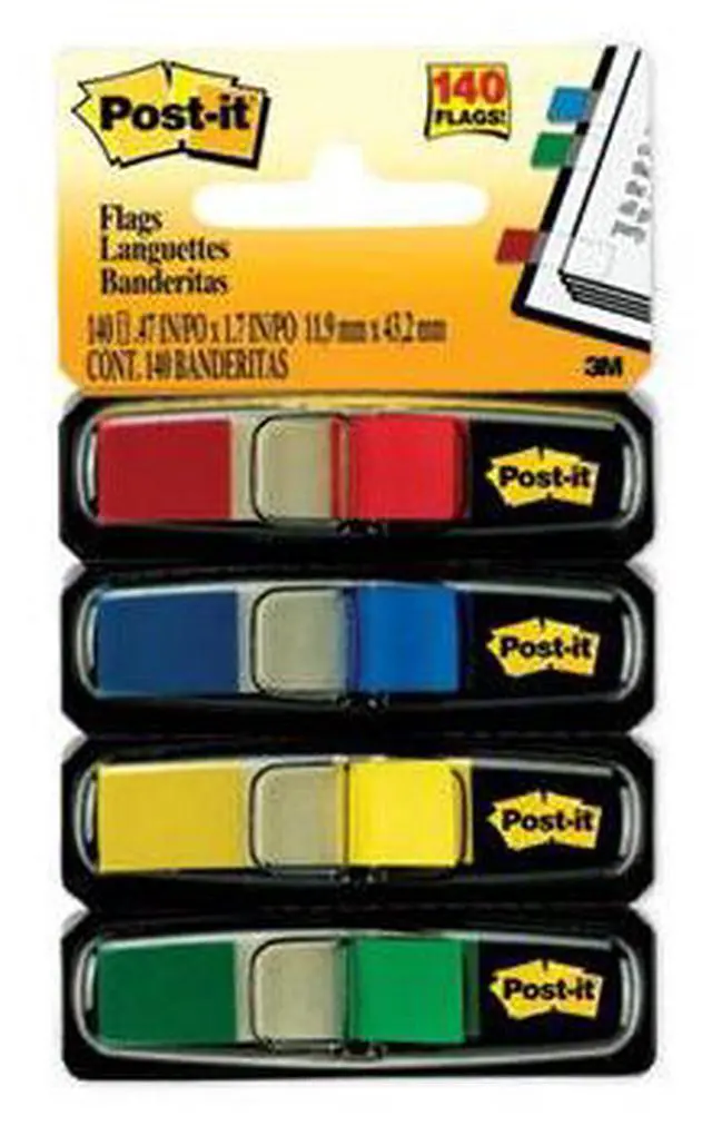 Alt view image 11 of 20 - Post-It Flags Flag,Small Sze 140/Pk,Ast 6834