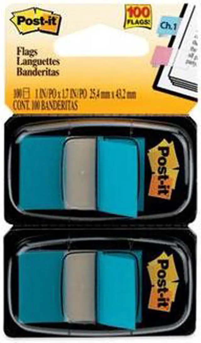 Alt view image 17 of 20 - Post-It Flags Standard Page Flags in Dispenser, Blue, 100 Flags/Dispenser 680BE2