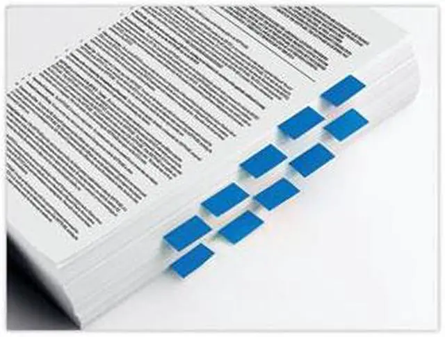 Alt view image 19 of 20 - Post-It Flags Standard Page Flags in Dispenser, Blue, 100 Flags/Dispenser 680BE2