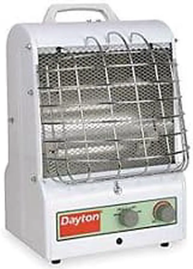 Alt view image 5 of 10 - DAYTON 3VU31 Portable Electric Heater, 15 in L x 11 1/2 in W x 11 in D,