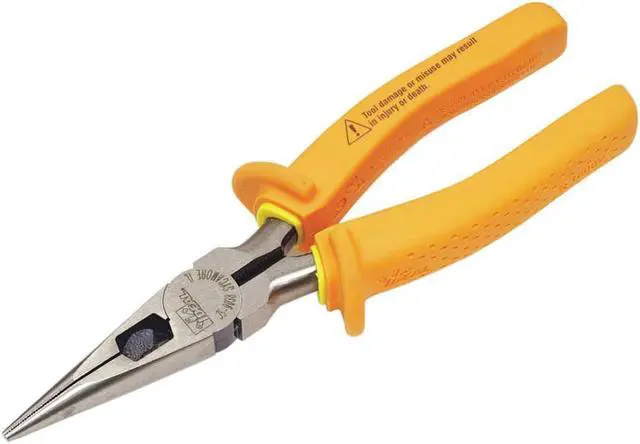 Main image of IDEAL 35-9038 8 3/4 in Long Nose Plier,Side Cutter Cushion Grip Handle