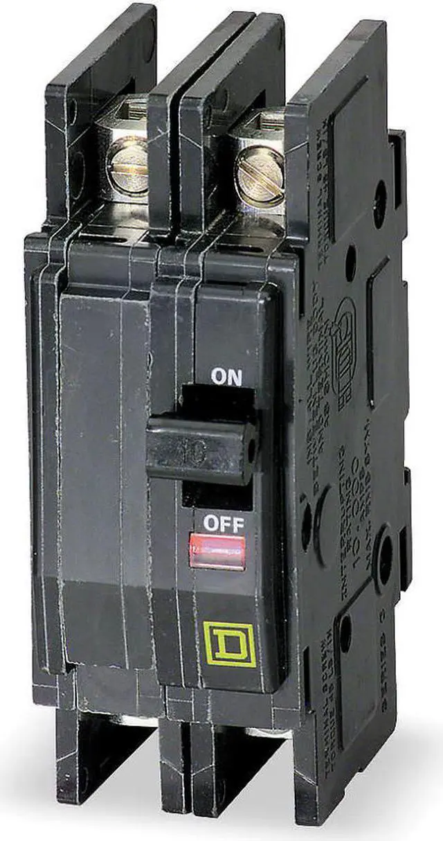 Main image of SQUARE D QOU220VH Miniature Circuit Breaker, QO Series, 20A, 2 Pole, 120/240V
