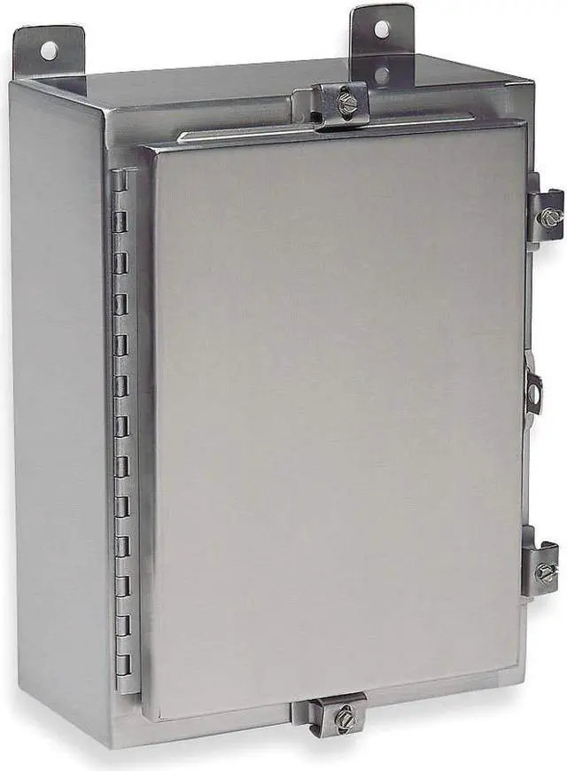 Main image of WIEGMANN SSN4161206 Padlockable Hasp with Clamps Electrical Enclosures, 16 in