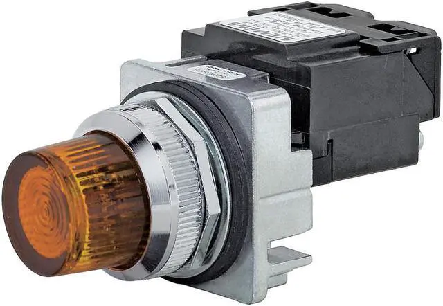 Main image of Pilot Light, LED, Full Voltage, Amber, 30mm 52PL5D9XB