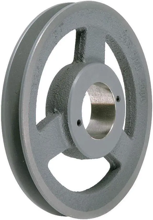 Alt view image 2 of 2 - TB WOOD'S AK94 1/2" to 1-1/2" Bushed Bore 1-Groove Standard V-Belt Pulley 9.25"