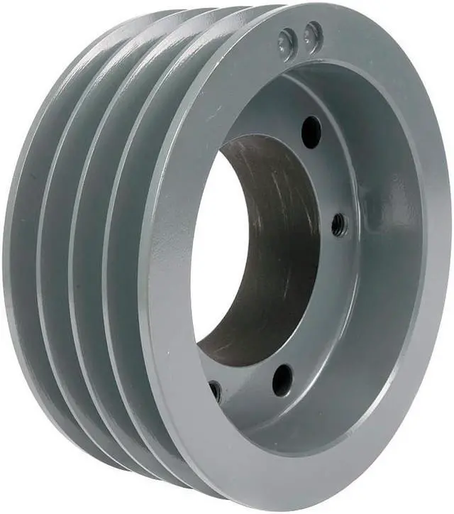 Main image of ZORO SELECT 5V854 7/8 in to 3-1/2 in Quick Detachable Bushed Bore 4 Groove