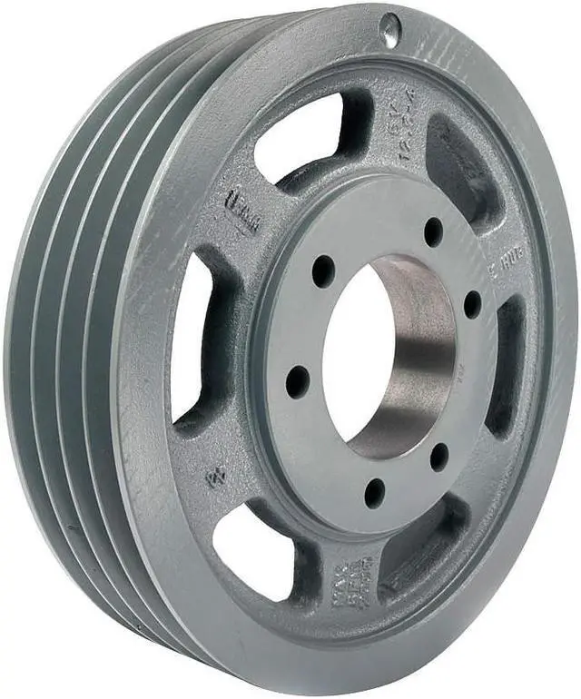 Main image of TB WOOD'S 5V1404 7/8" to 3-1/2" Quick Detachable Bushed Bore 4 Groove 14.00" OD