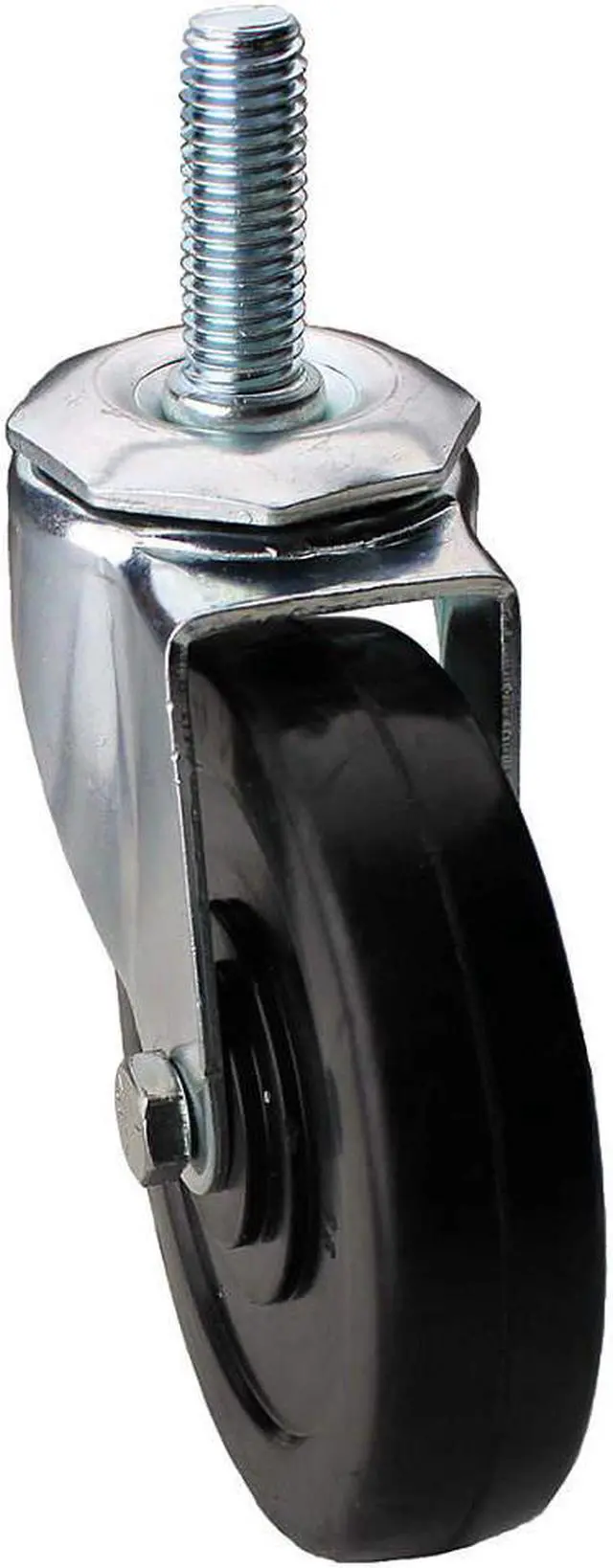 Alt view image 2 of 2 - ZORO SELECT 32J986 Swivel Stem Caster,Rubber,4 in.,115 lb.