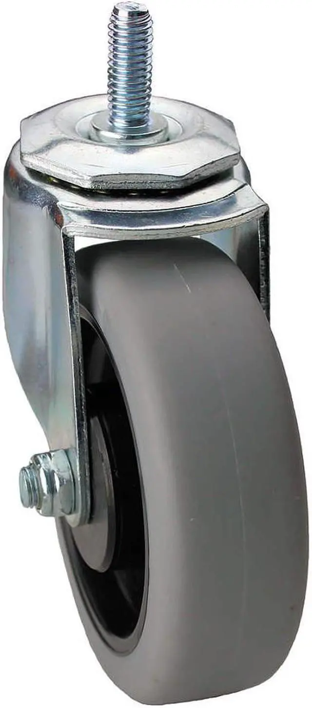 Alt view image 2 of 2 - ZORO SELECT 32J880 Swivel Stem Caster, Polyurthn, 5 in, 300 lb, Thread Size: