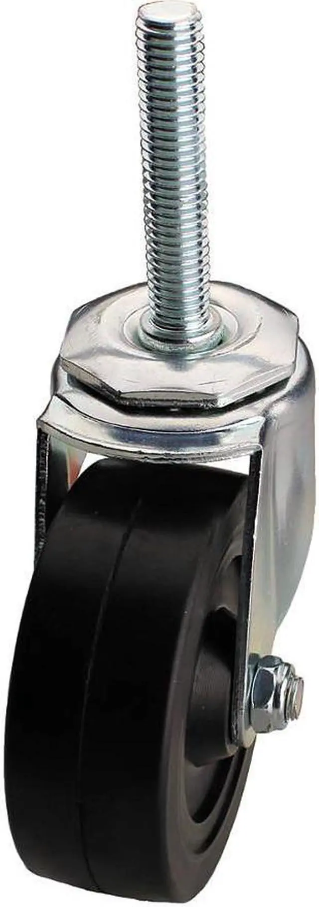 Alt view image 2 of 2 - ZORO SELECT 32J935 Swivel Stem Caster,Rubber,4 in.,170 lb.