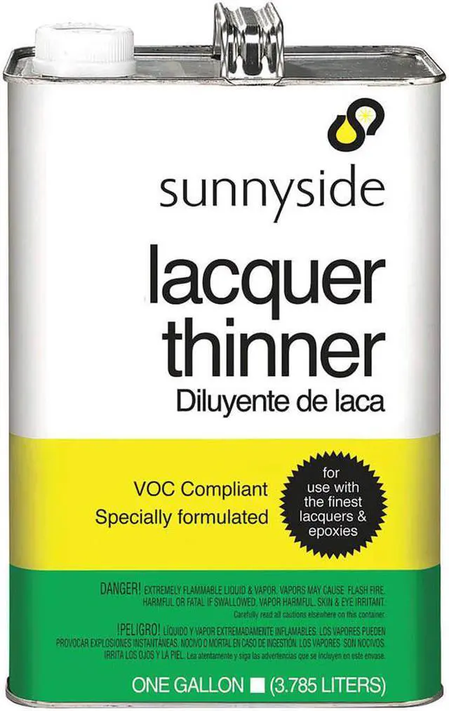 Alt view image 2 of 2 - SUNNYSIDE 477G1 Lacquer Thinner,1 gal.