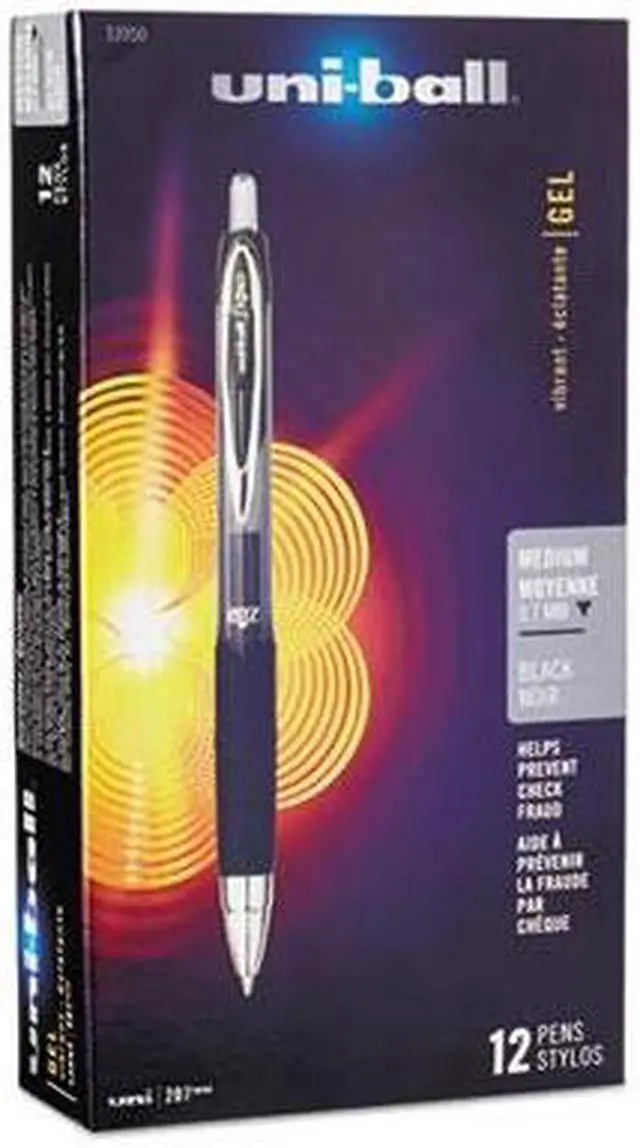 Alt view image 8 of 11 - Uni-Ball Signo 207 Gel Medium Pen Point Type - 0.7 mm Pen Point Size - Black Ink
