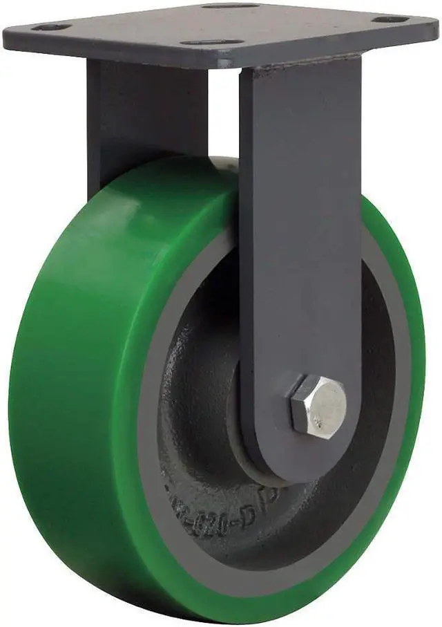 Alt view image 2 of 3 - ZORO SELECT 5VG64 Plte Caster,Rgd,Poly,6 in.,1250 lb.