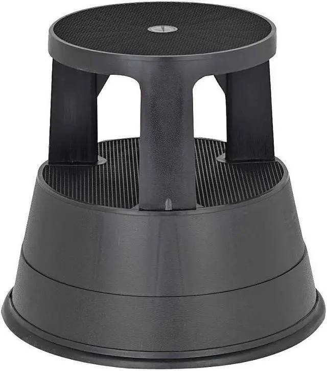 Alt view image 2 of 8 - XTEND + CLIMB 962 Round Office Stool, 2 Steps, 300 lb Load Capacity, 15 in