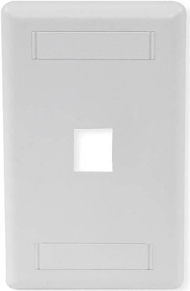 Alt view image 4 of 6 - PLATE, WALL, FLUSH,1-G,1PORT,WH